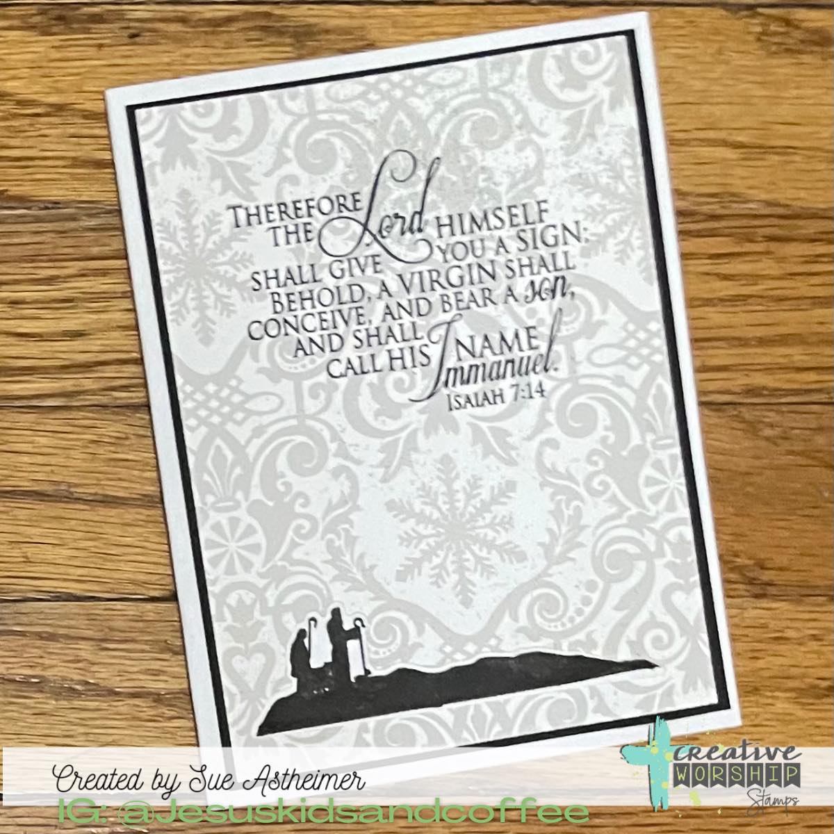 Scene Silhouettes: Jesus is Born Clear Stamp Set