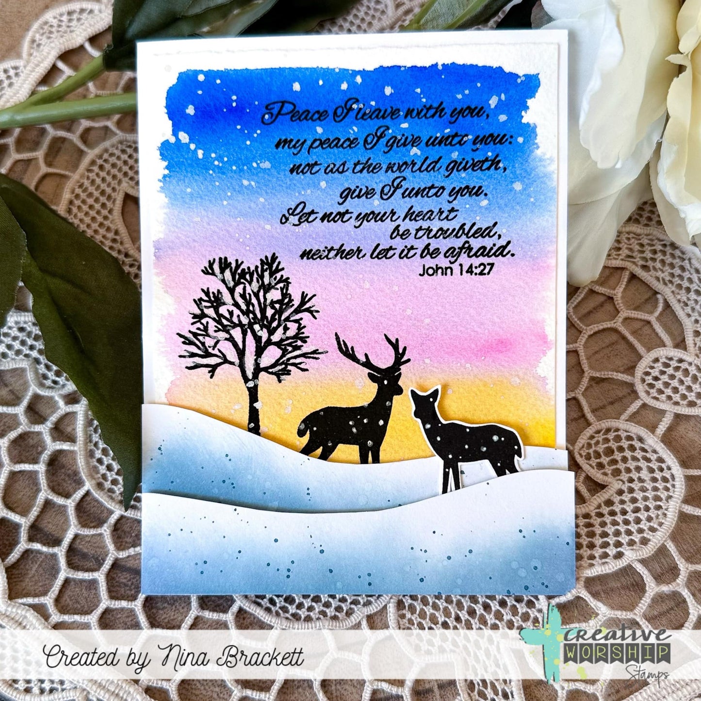 Forest Silhouettes Clear Stamp Set