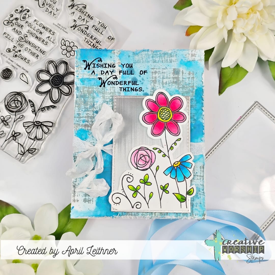 Sunshine & Flowers Clear Stamp Set