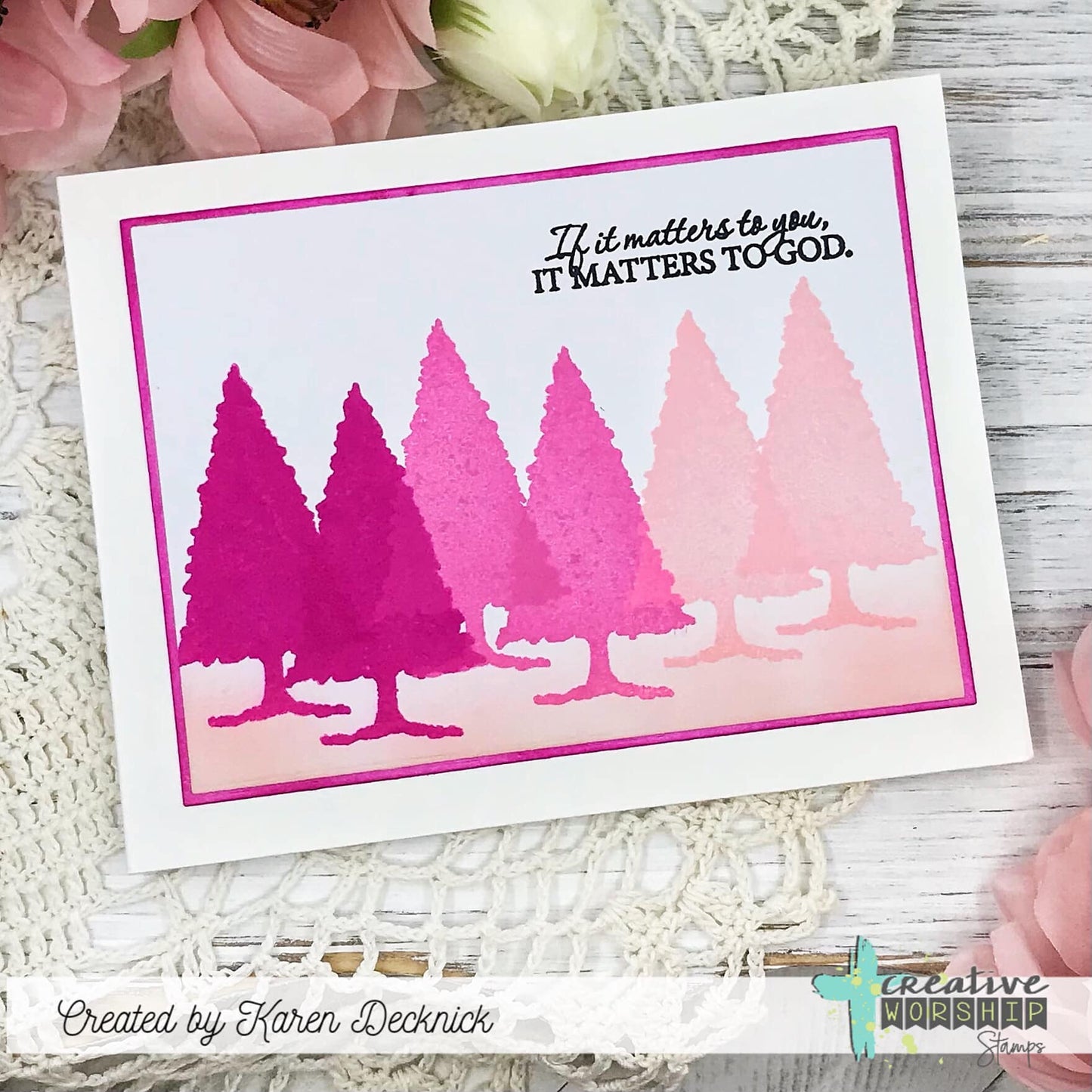 Be Encouraged Clear Stamp Set