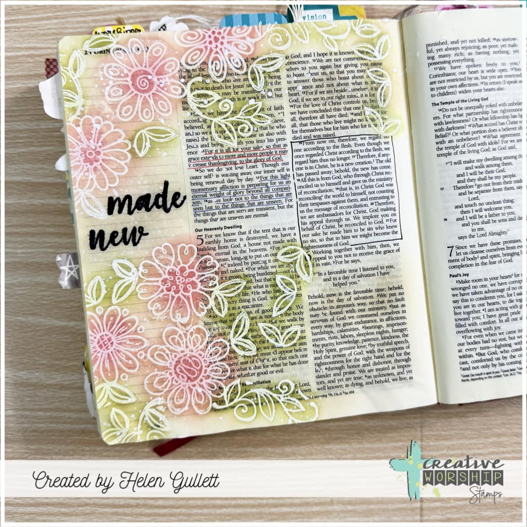 Doodle Florals Clear Stamp Set