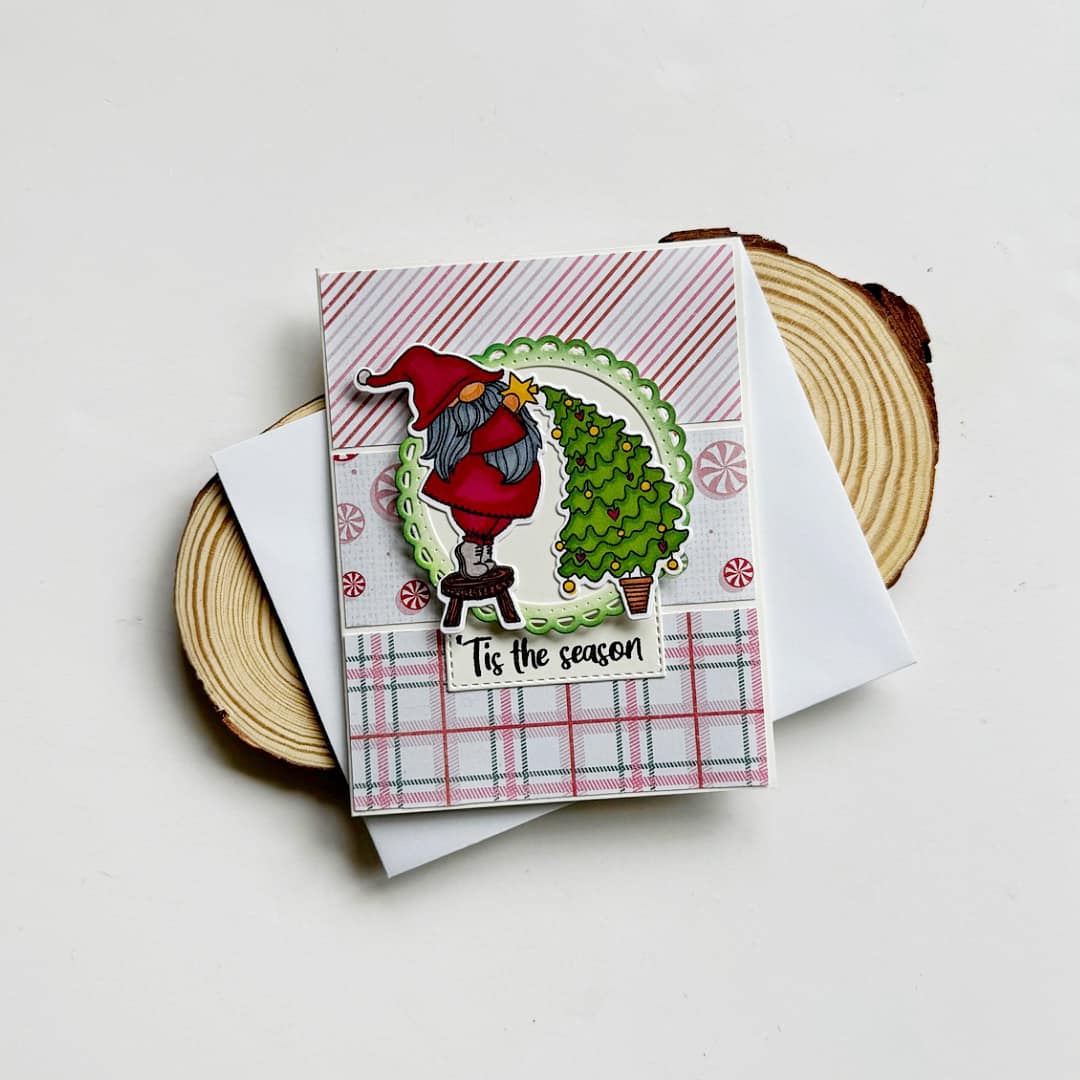 Christmas Gnomes Stamp & Die Bundle