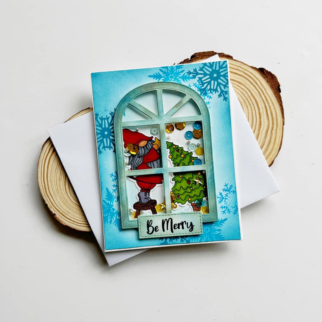 Christmas Gnomes Stamp & Die Bundle