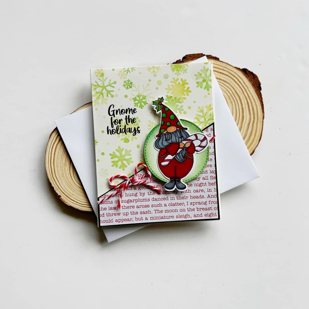 Christmas Gnomes Stamp & Die Bundle