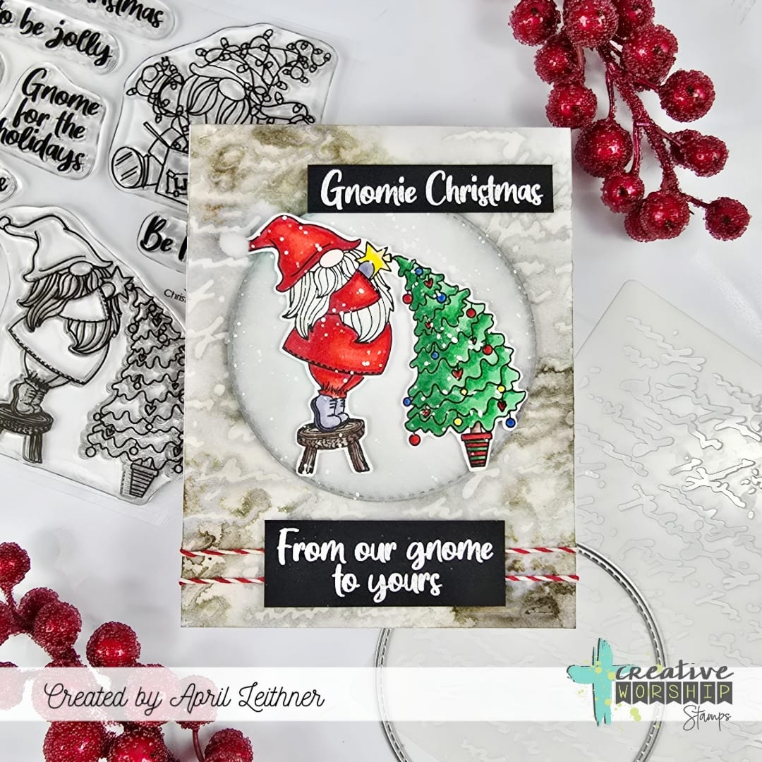 Christmas Gnomes Stamp & Die Bundle