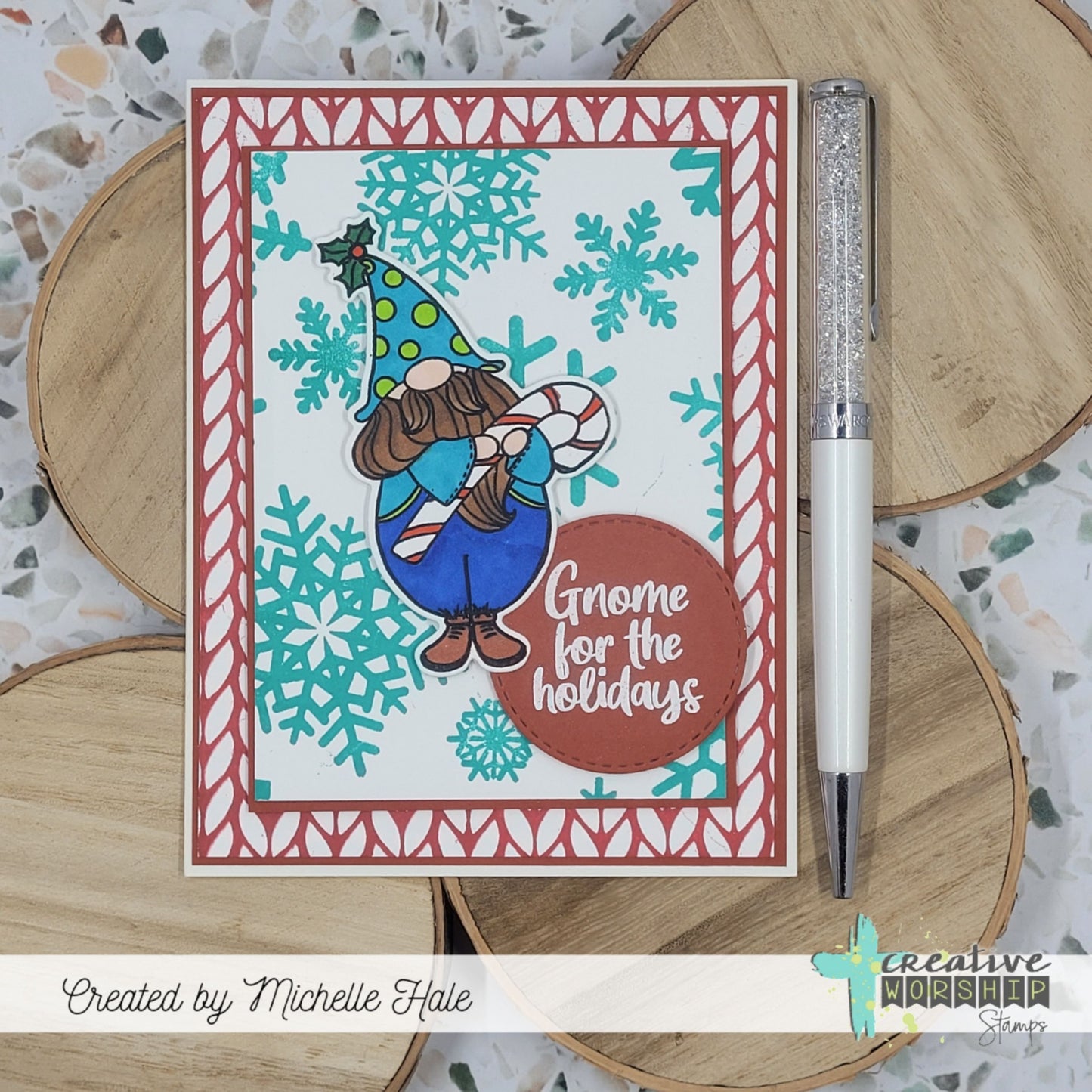 Christmas Gnomes Stamp & Die Bundle