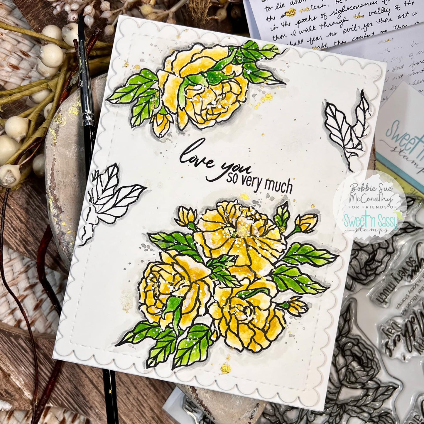 Roses for You Clear Stamp Set