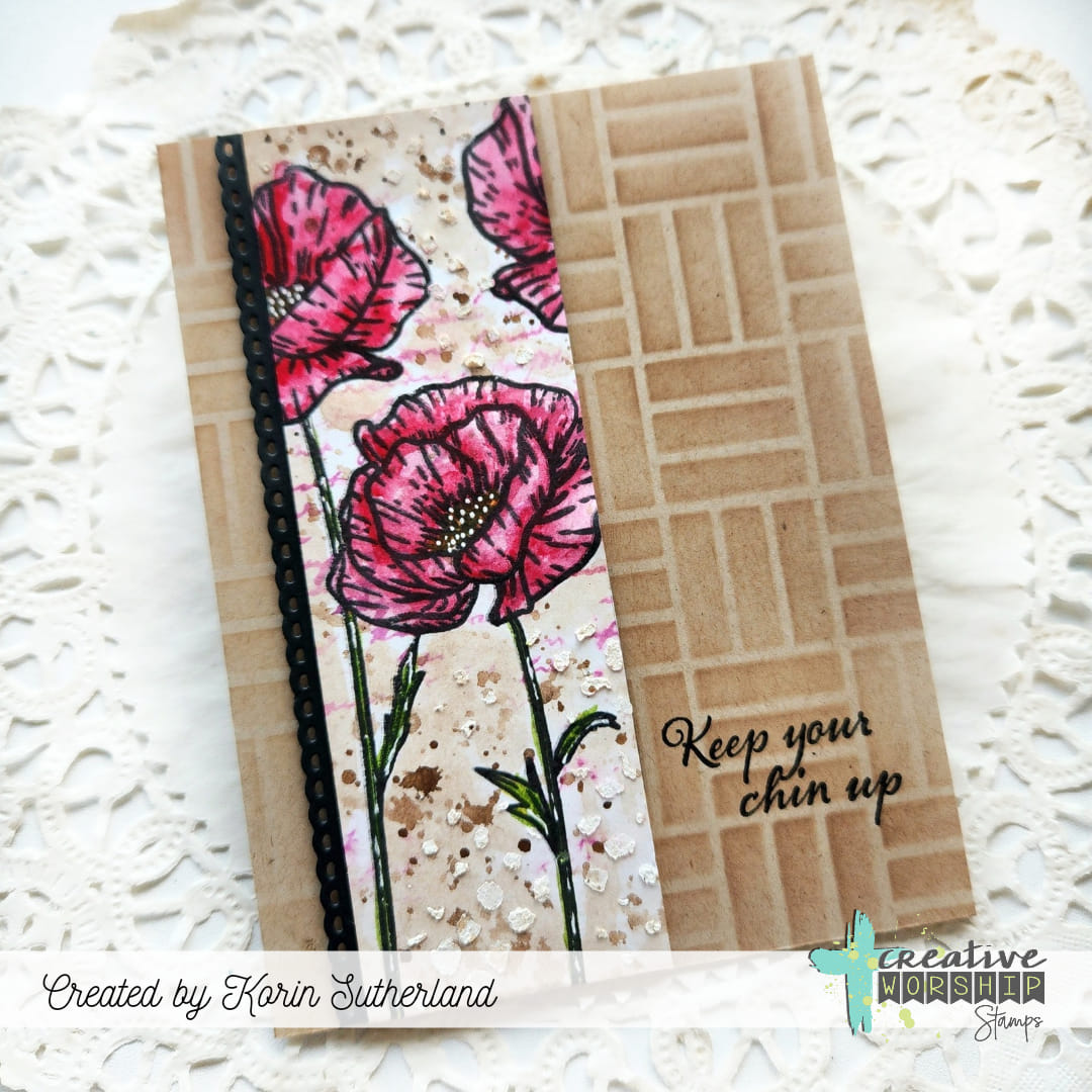 Poppy Field Clear Stamp Set