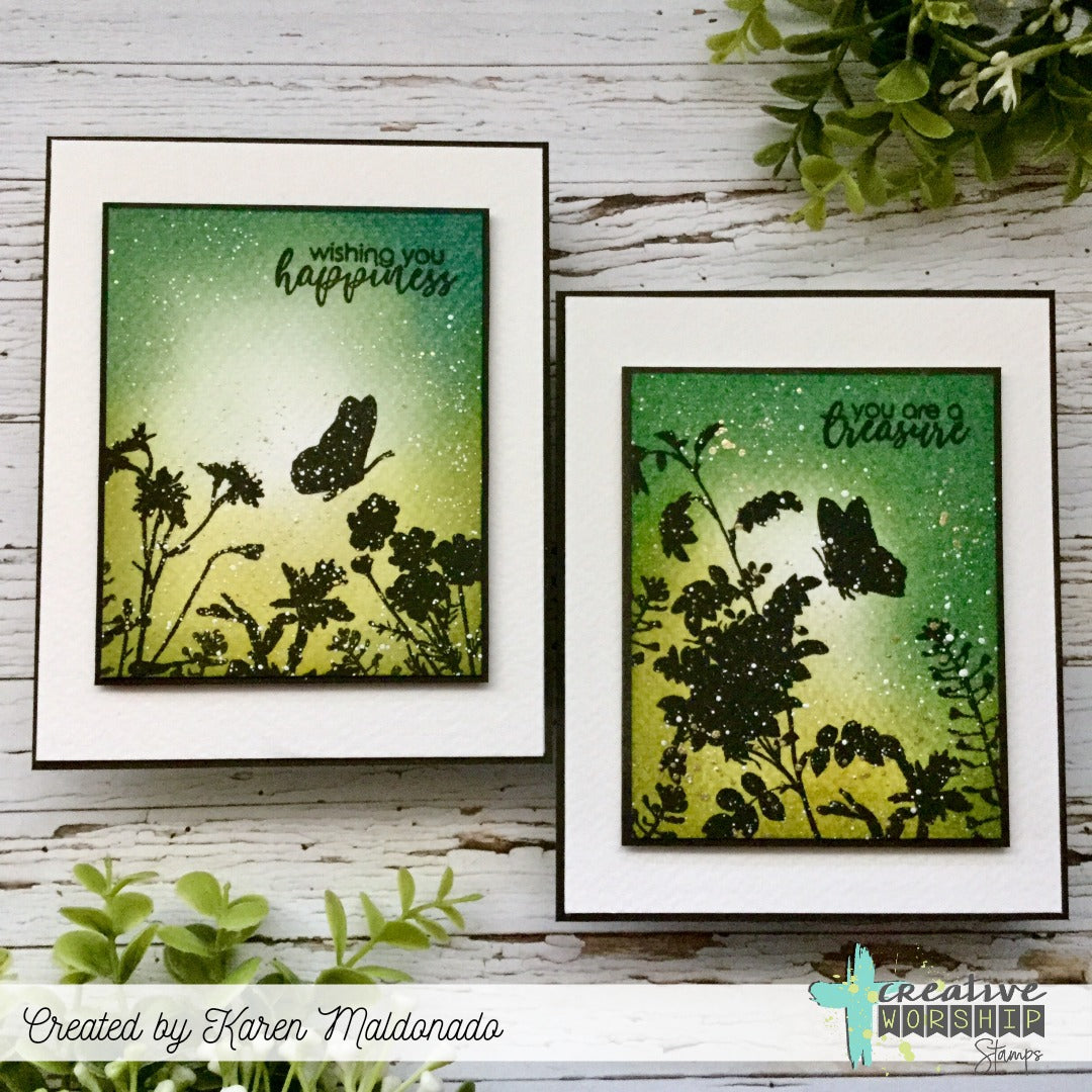 Nature Silhouettes 3 Clear Stamp Set