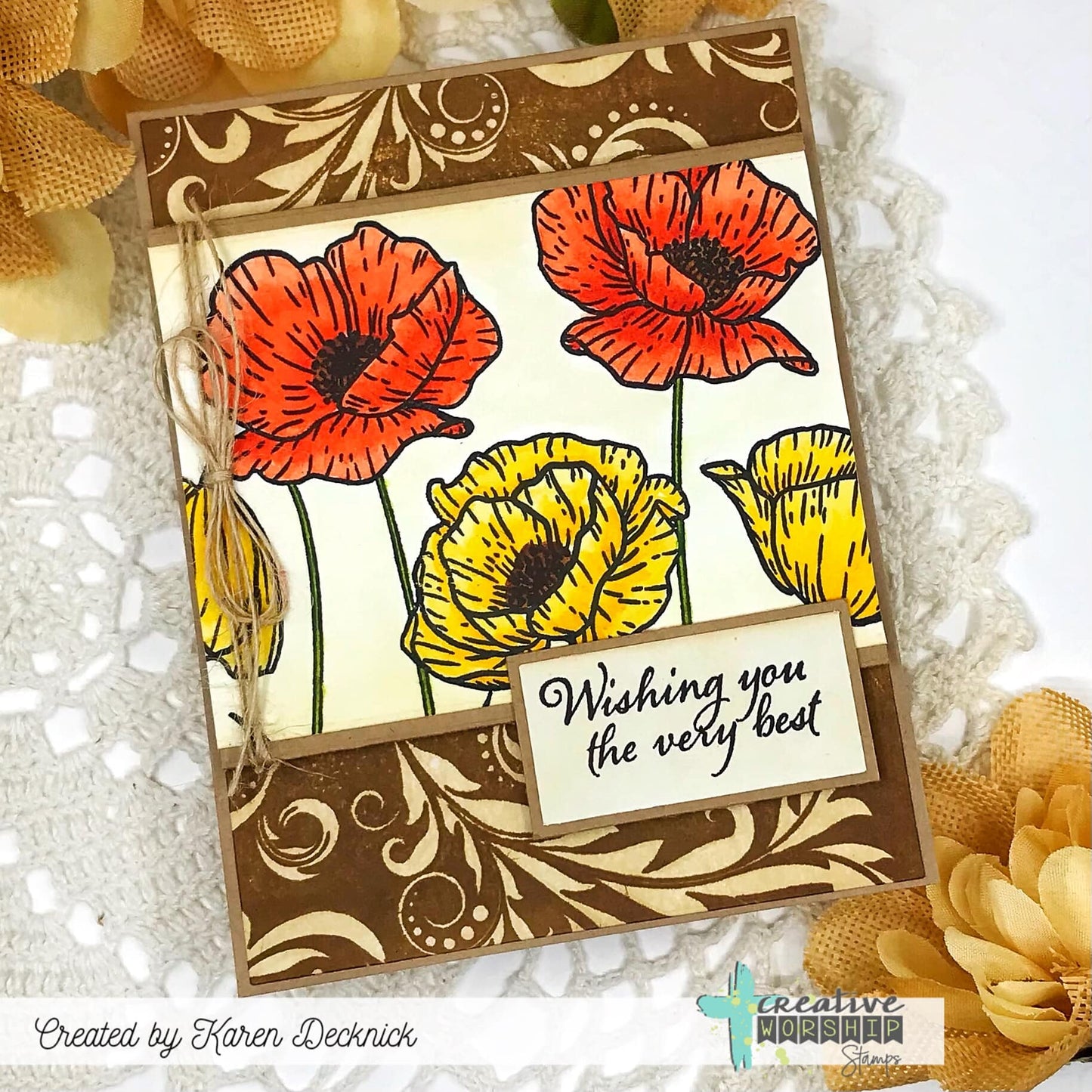 Poppy Field Clear Stamp Set