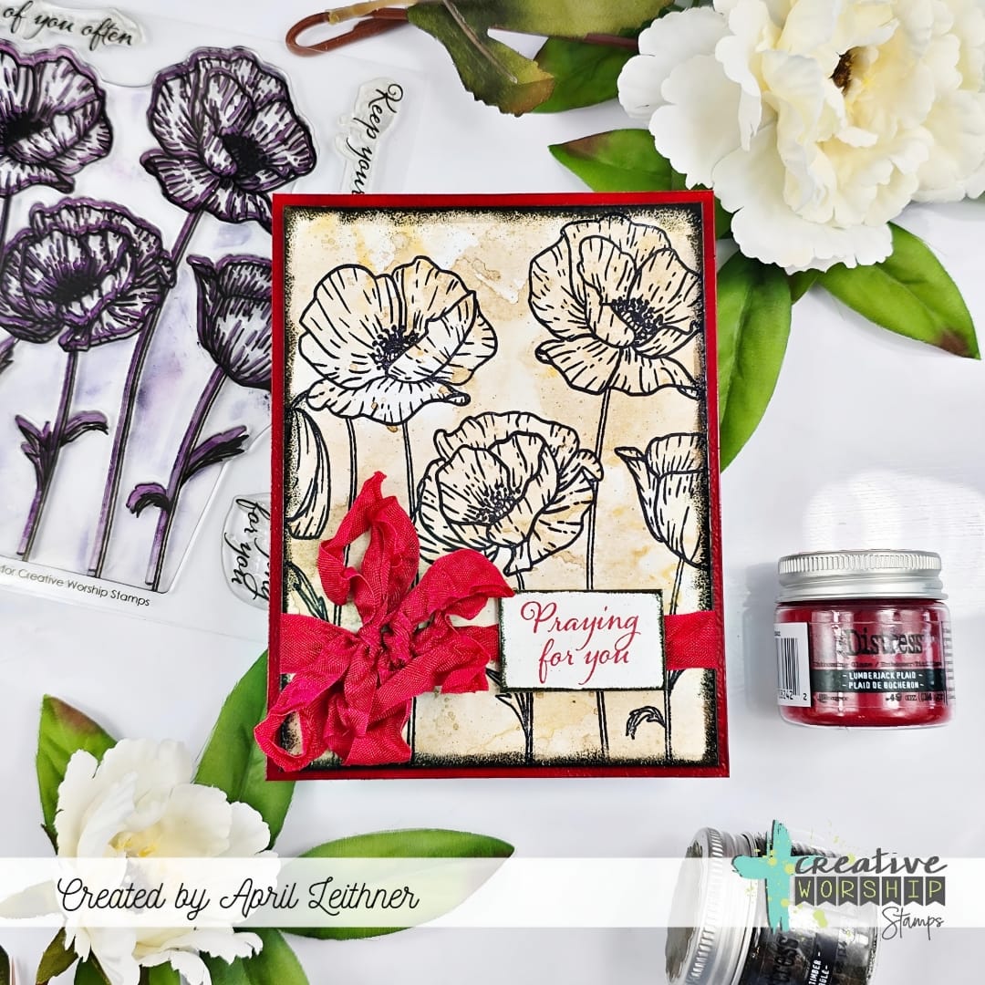 Poppy Field Clear Stamp Set