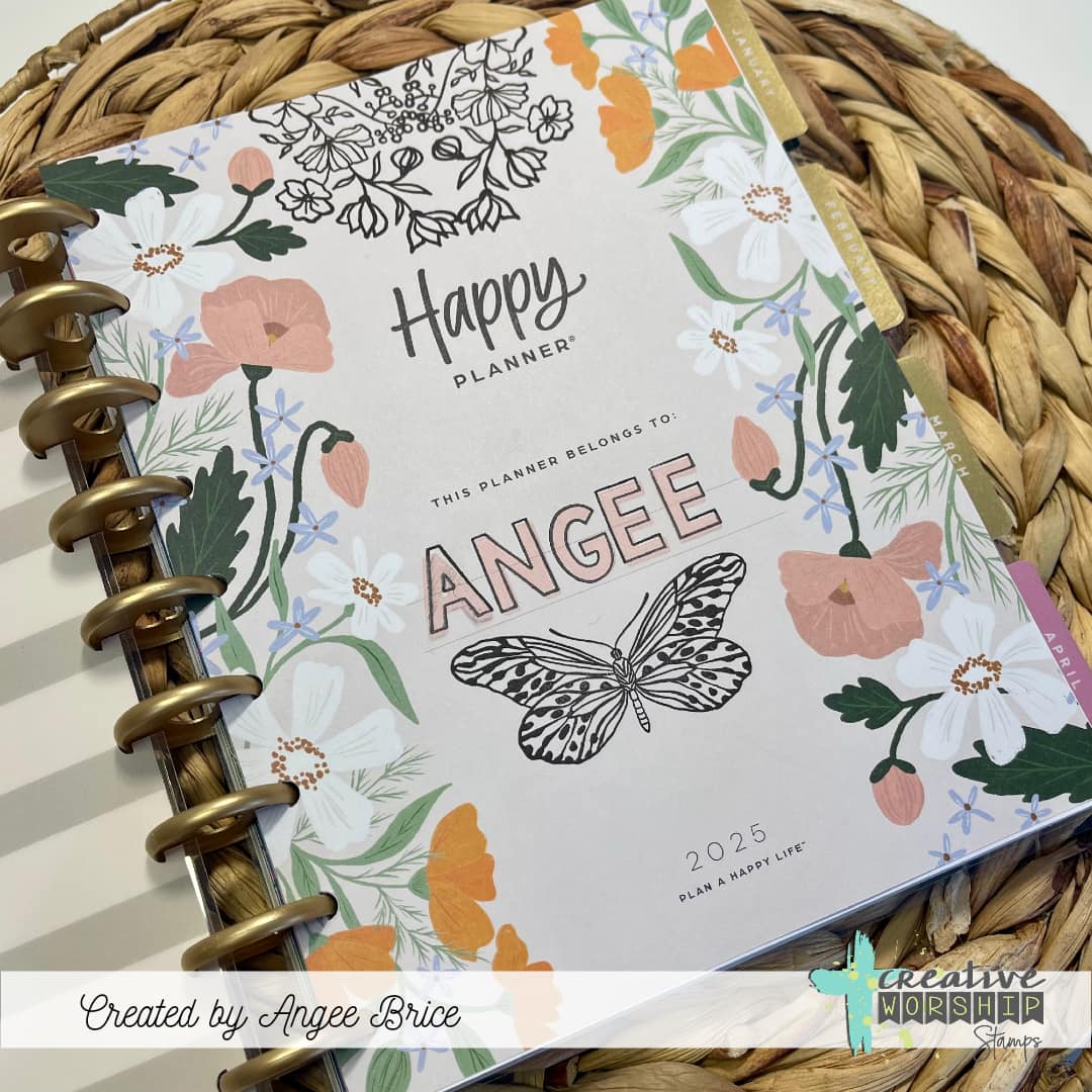 Vintage Butterflies & Blooms Clear Stamp Set