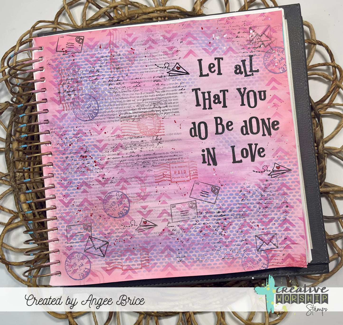 Hope in Him Alpha Clear Stamp Set