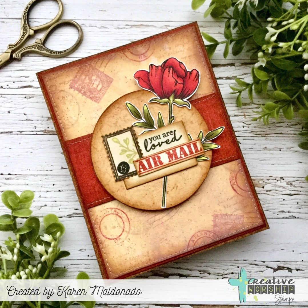 Blooming Anemones Clear Stamp Set