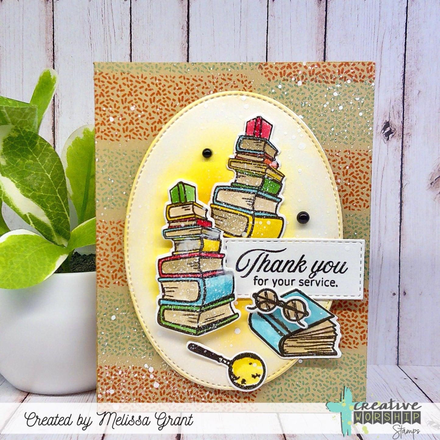 Library Treasures Stamps & Die Bundle