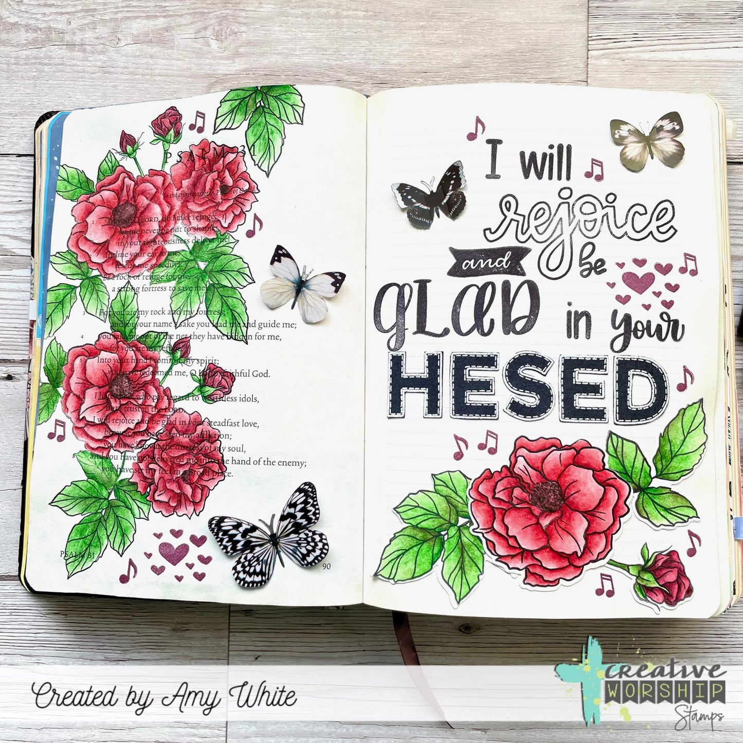 Hope Blooms Clear Stamp Set