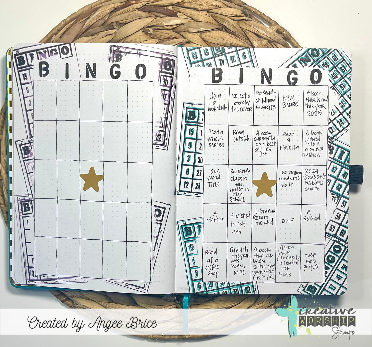 Bingo Card Clear Stamp Set