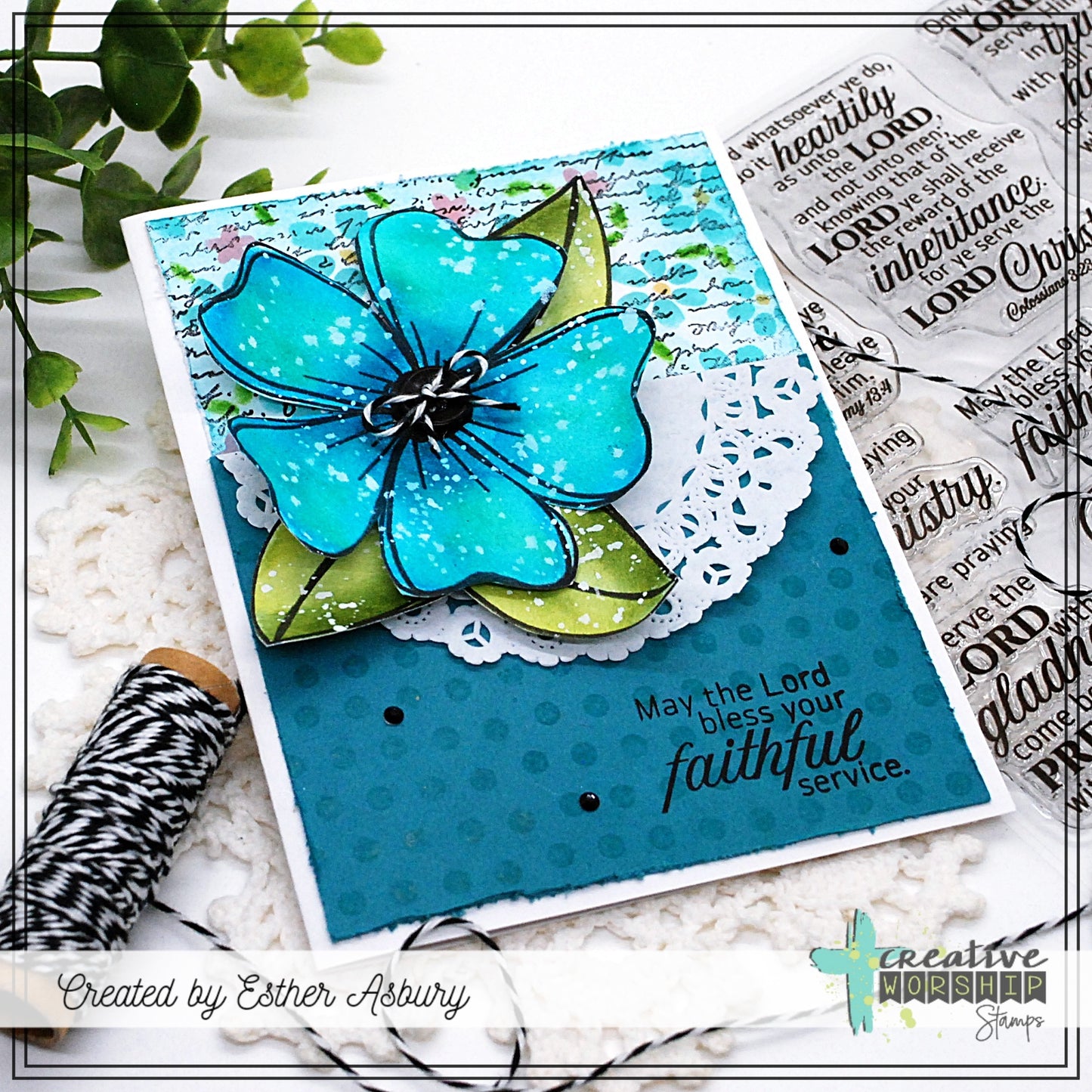 Fantastic Flowers Clear Stamp Set