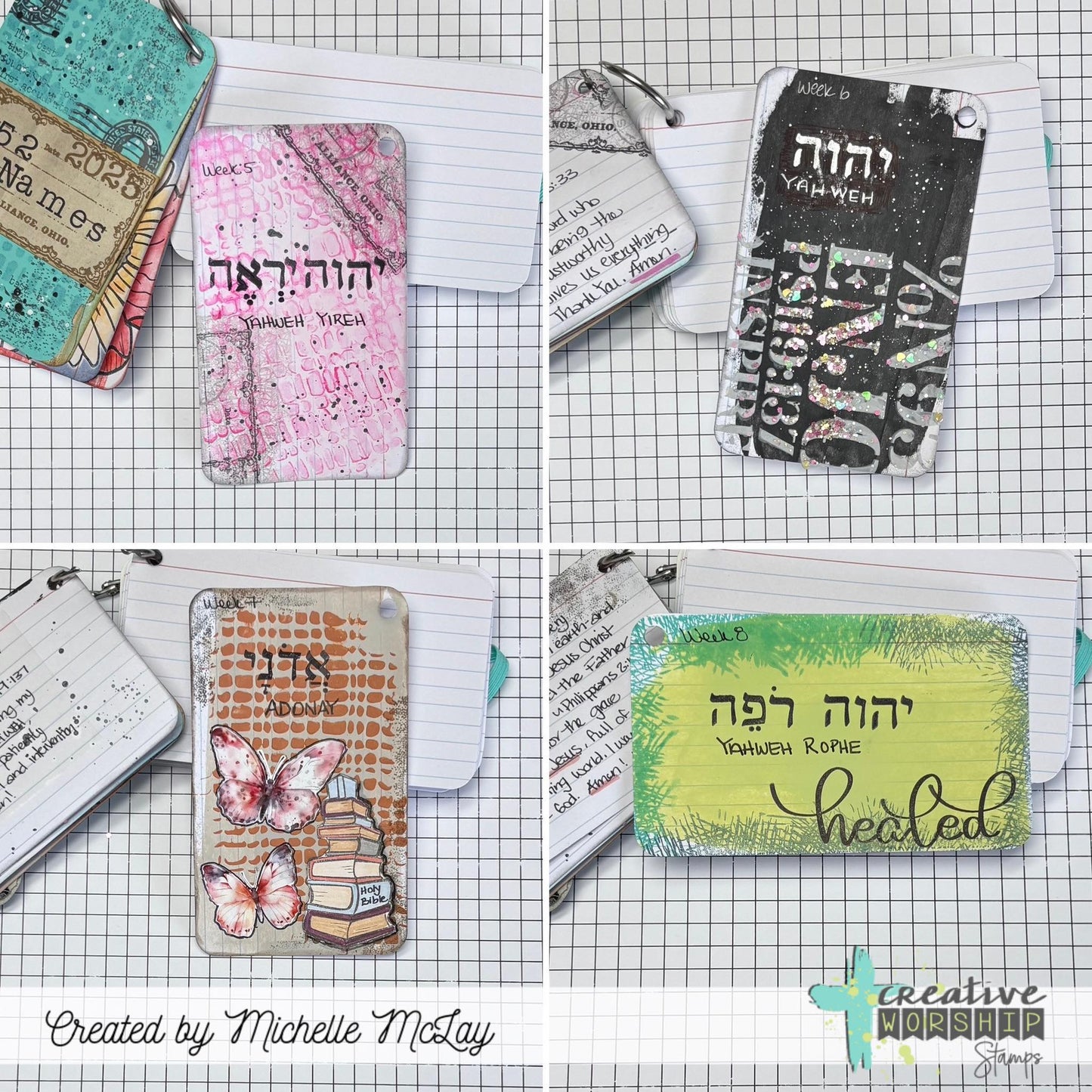 Hebrew Alpha Clear Stamp Set