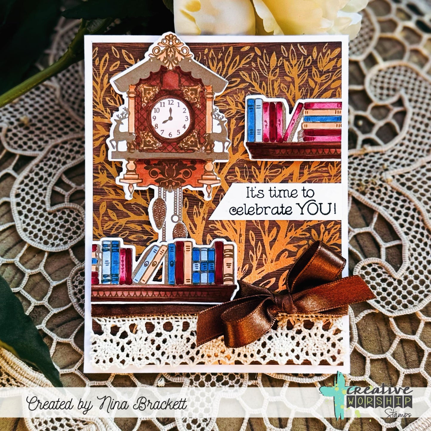 Library Treasures Stamps & Die Bundle