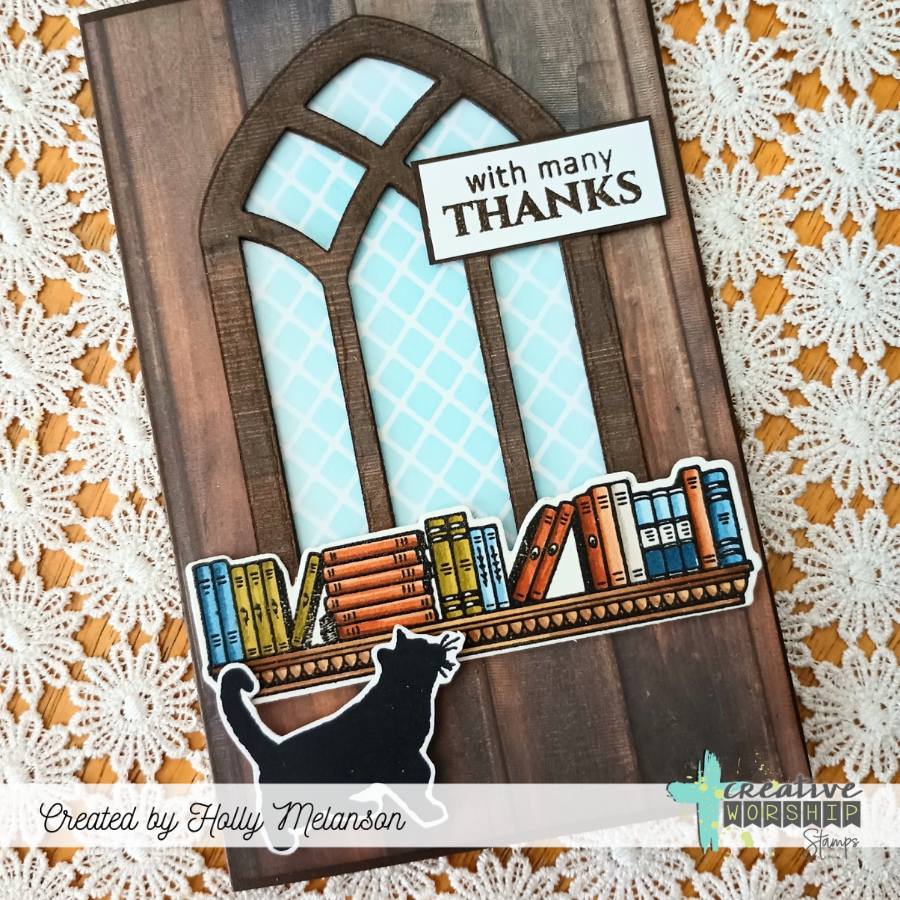 Library Treasures Stamps & Die Bundle