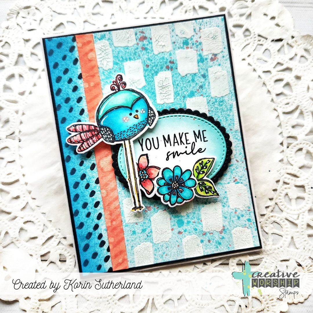 Cheery Birds & Buds Clear Stamp Set