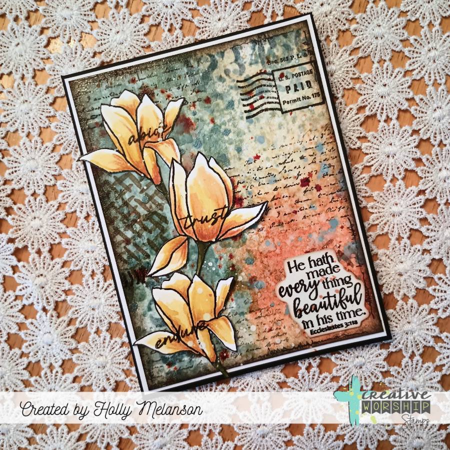 Mindful Magnolias Clear Stamp Set