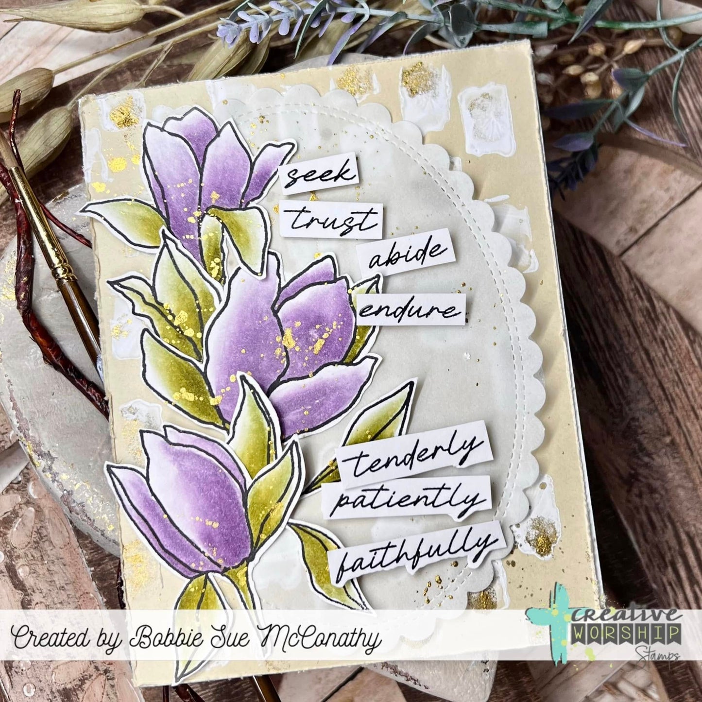 Mindful Magnolias Clear Stamp Set