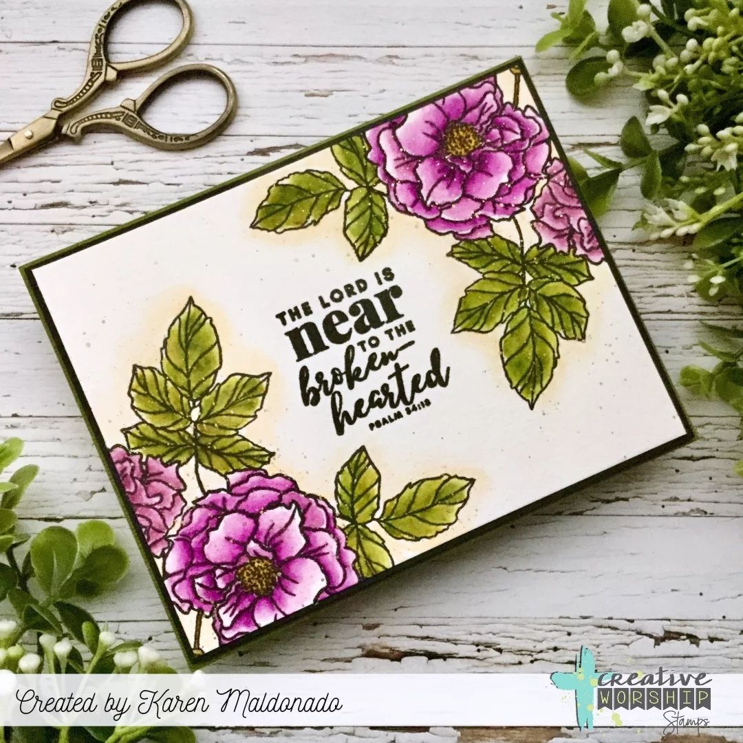 Hope Blooms Clear Stamp Set