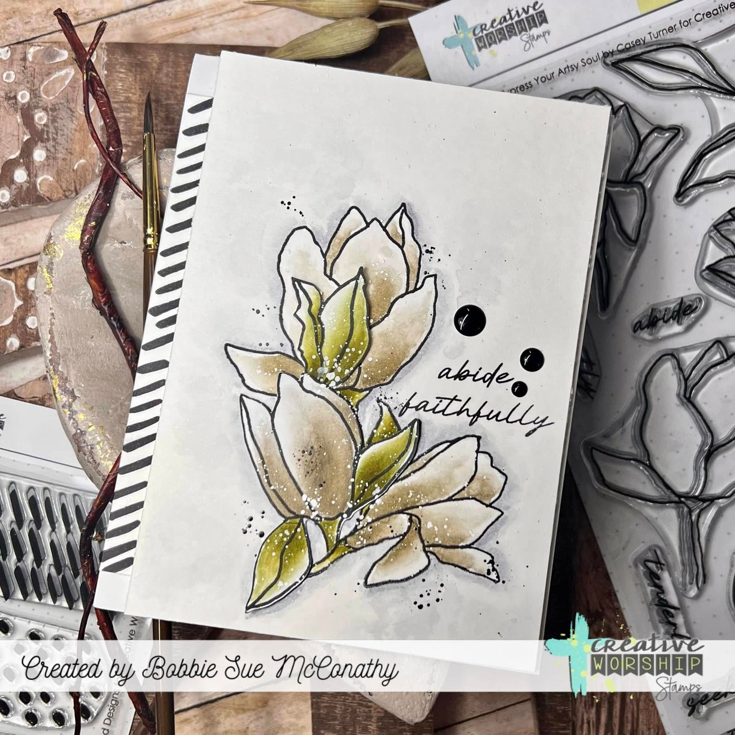 Mindful Magnolias Clear Stamp Set