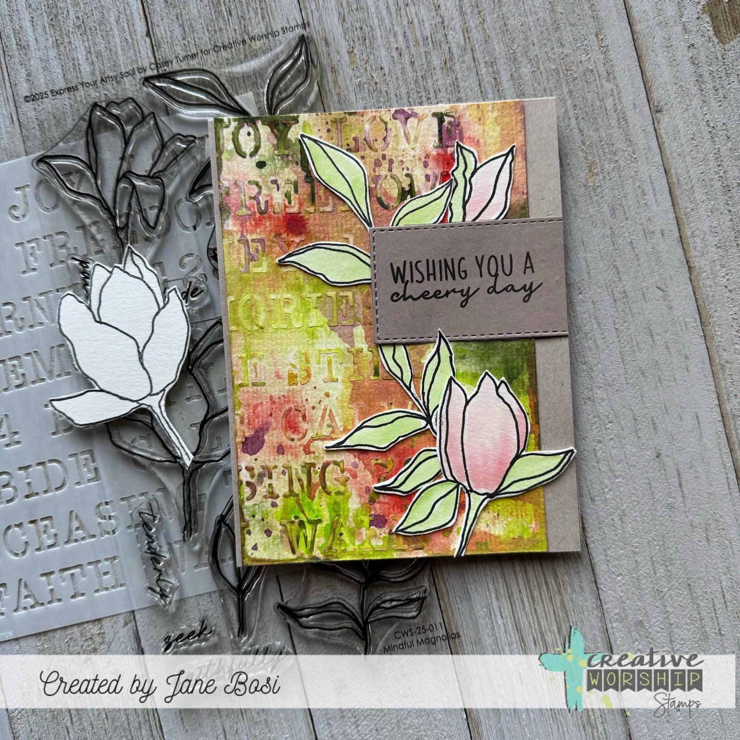 Mindful Magnolias Clear Stamp Set