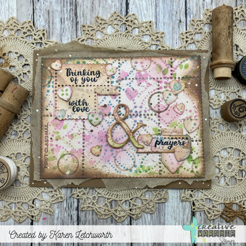 Postage Stamp Cover Plate Die Set