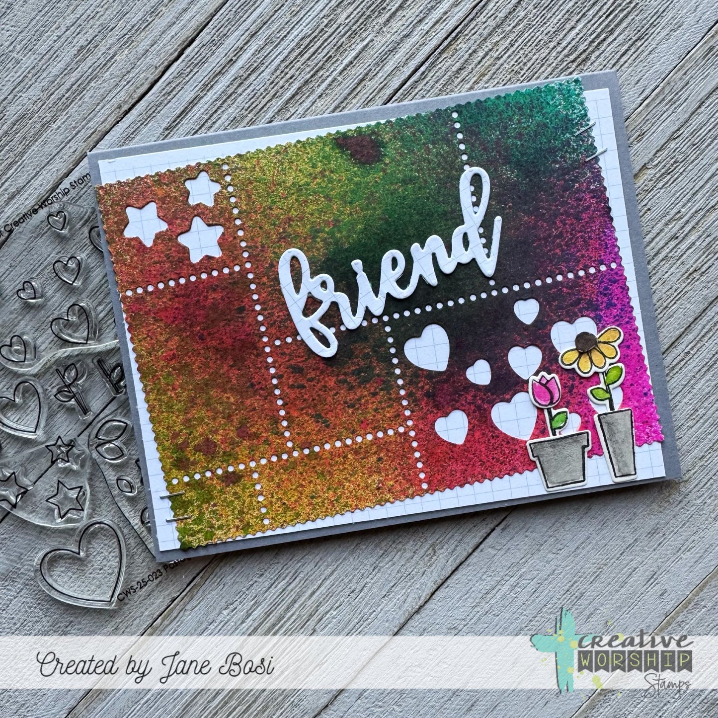 Postage Stamp Cover Plate Die Set