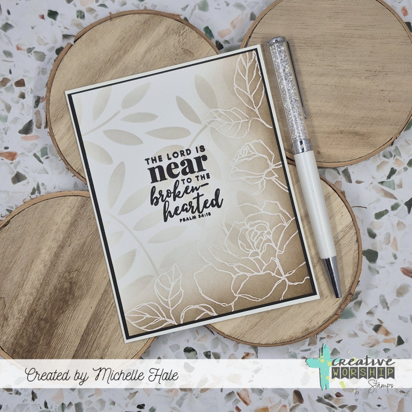 Sketched Roses Clear Stamp Set