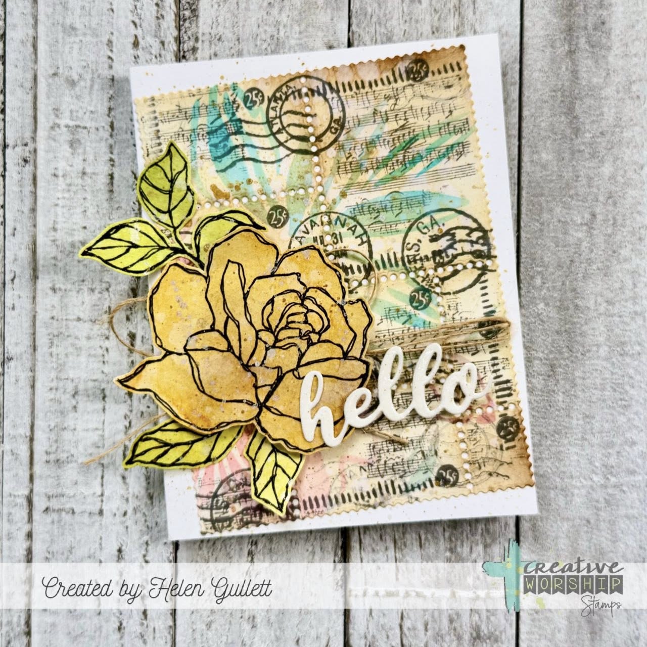 Postage Stamp Cover Plate Die Set
