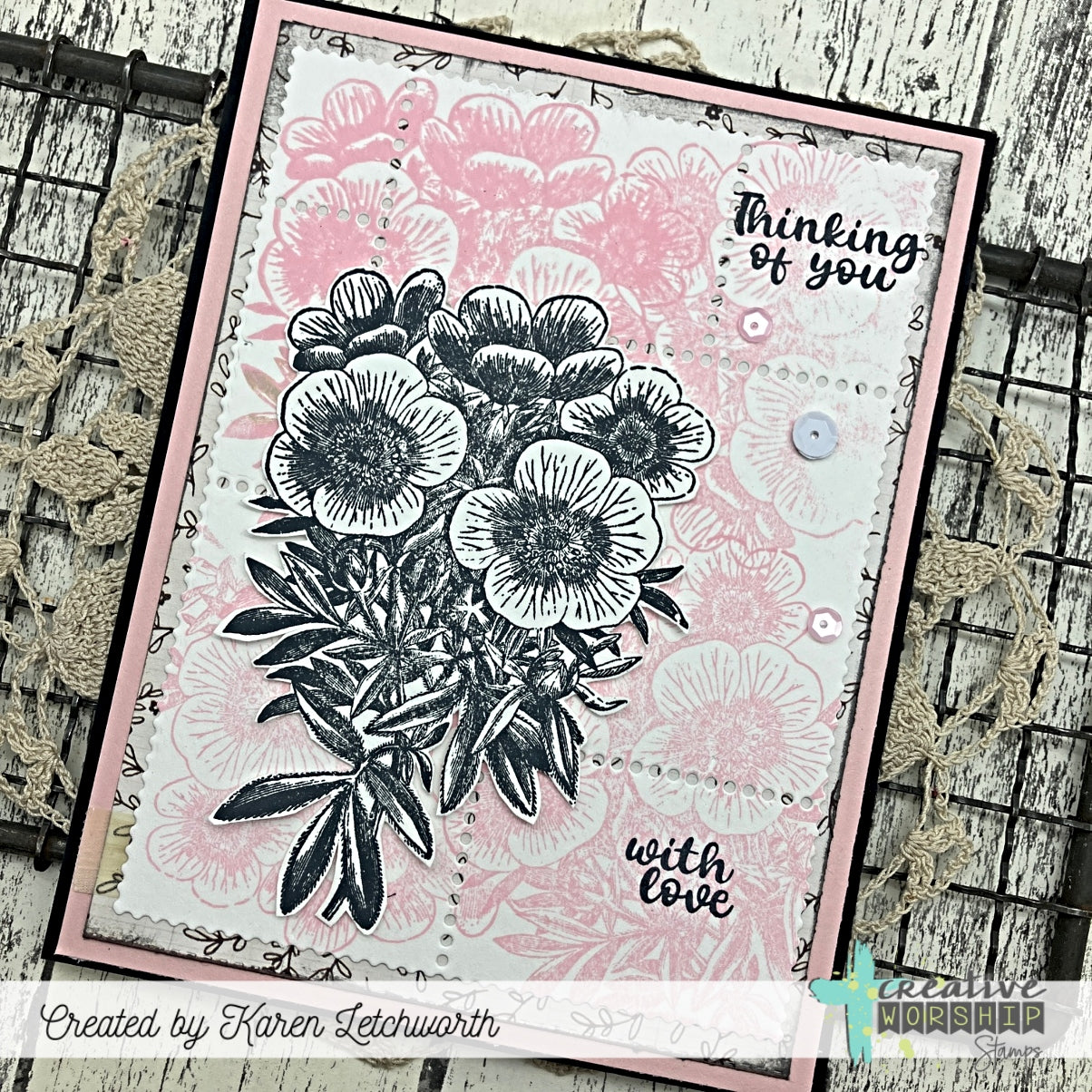 Flowering Branch Clear Stamp Set