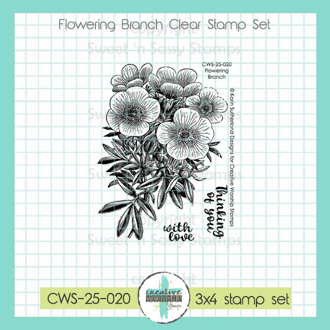 Flowering Branch Clear Stamp Set