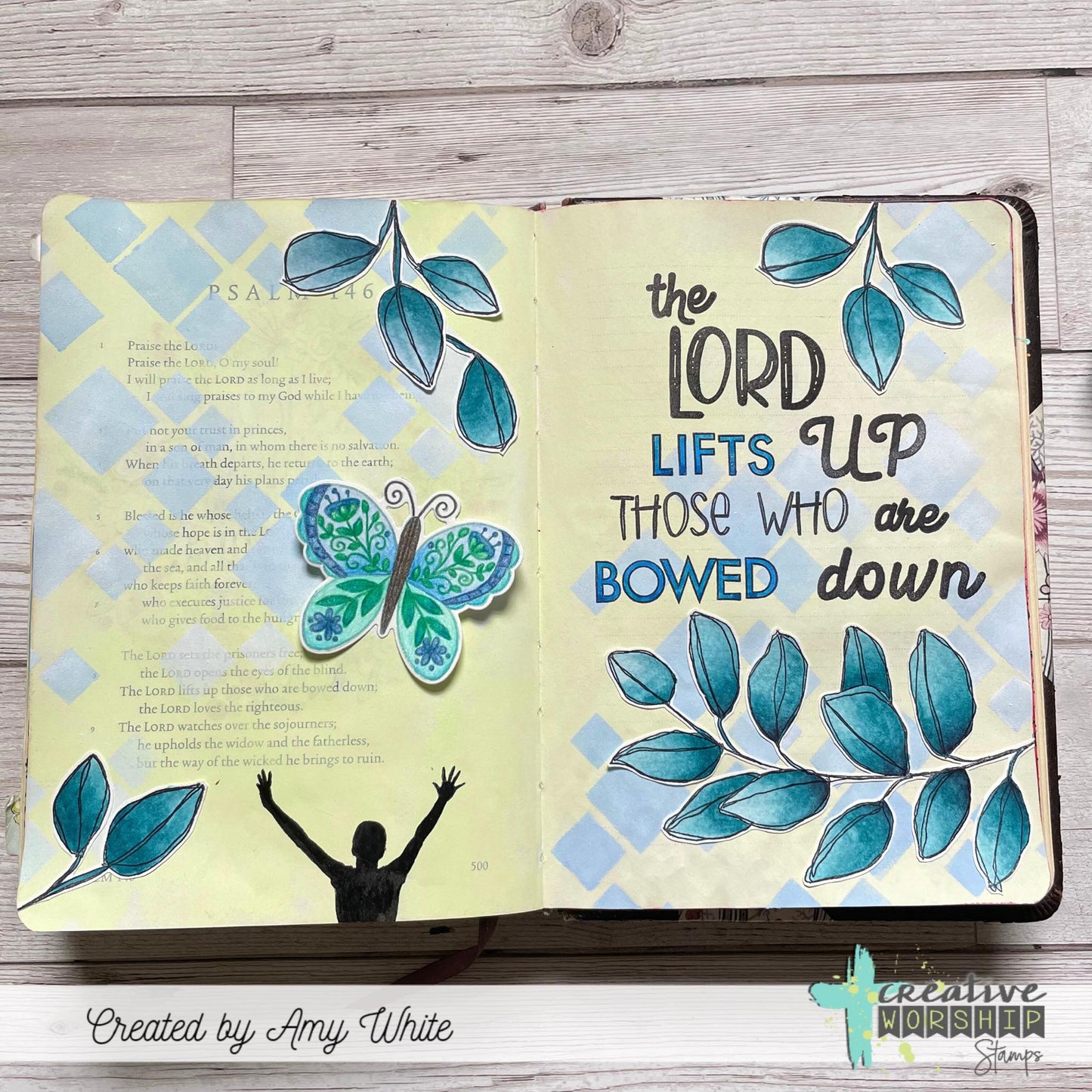 Peaceful Botanicals Clear Stamp Set