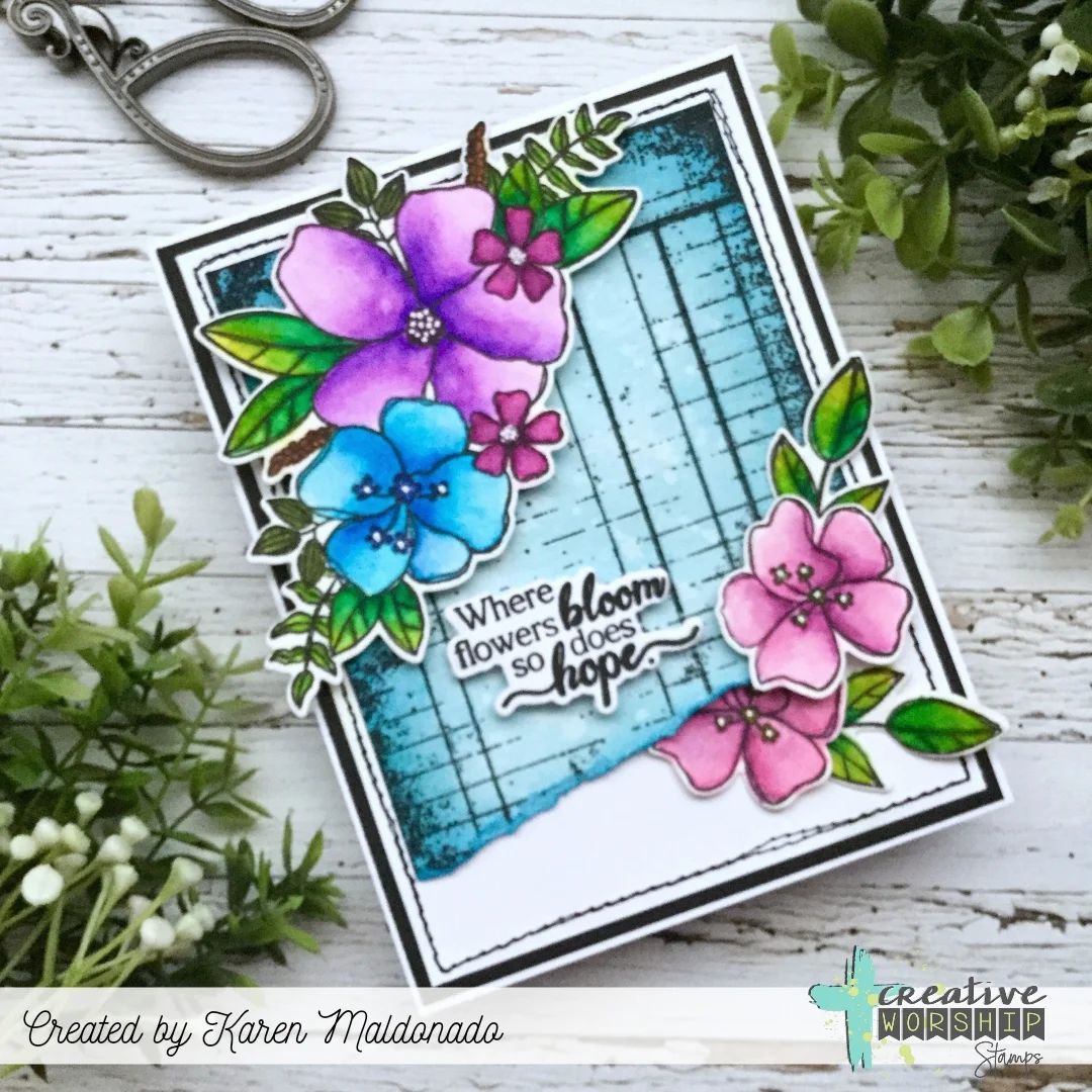Bloom With Grace Clear Stamp Set