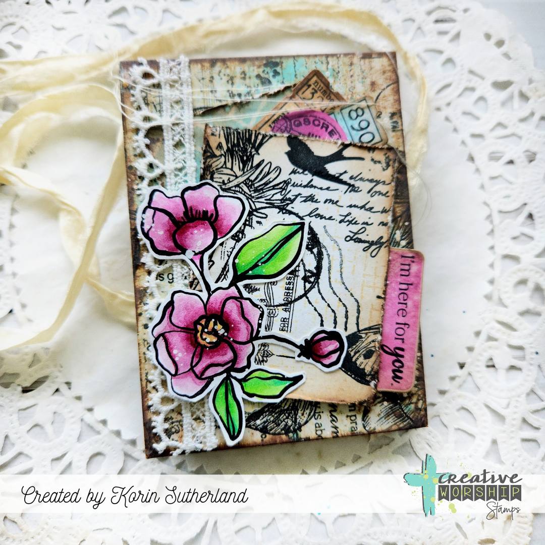 Sketched Florals Clear Stamp Set