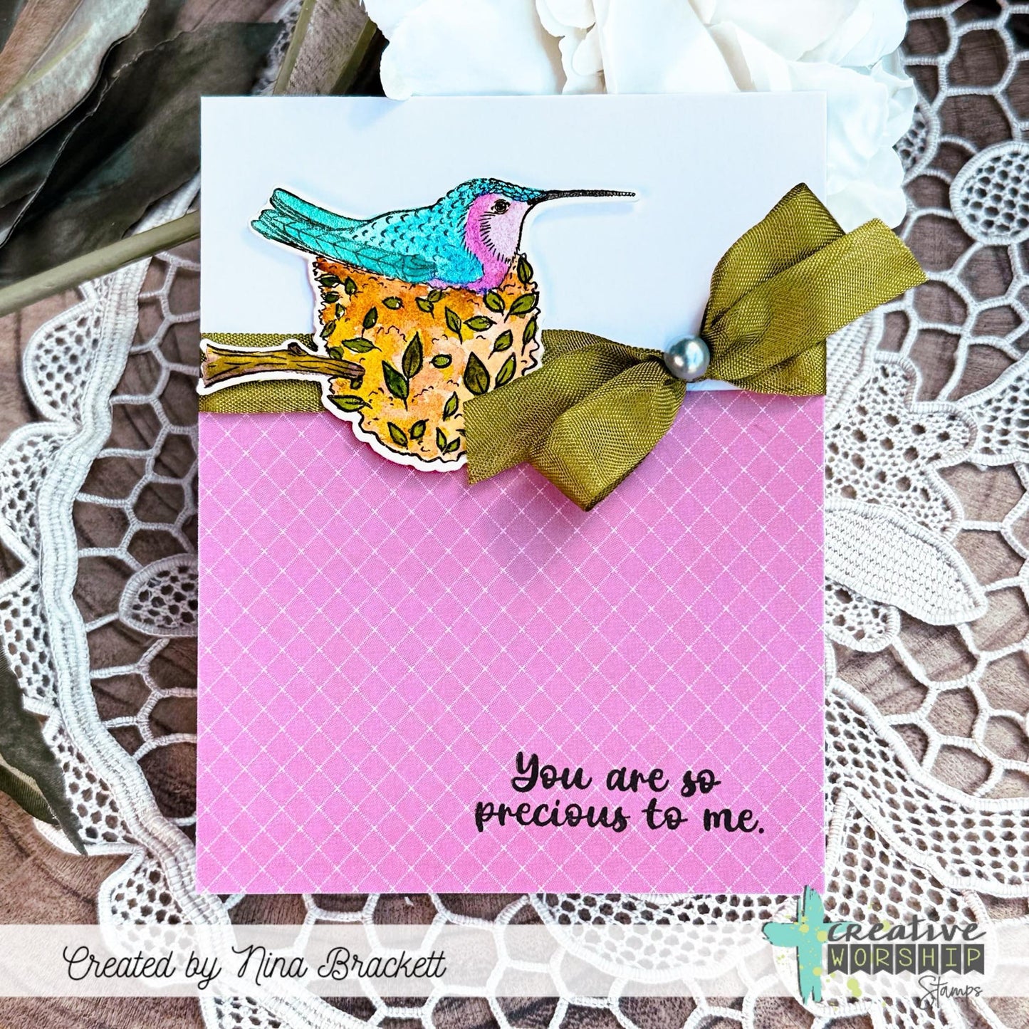 Hummingbird Wishes Clear Stamp Set