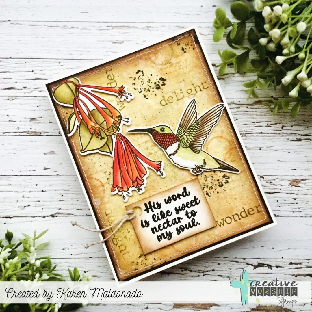 Hummingbird Wishes Die Set