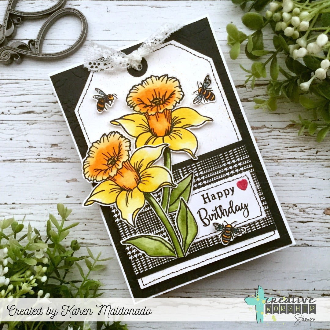Texture Tiles 4 Clear Stamp Set
