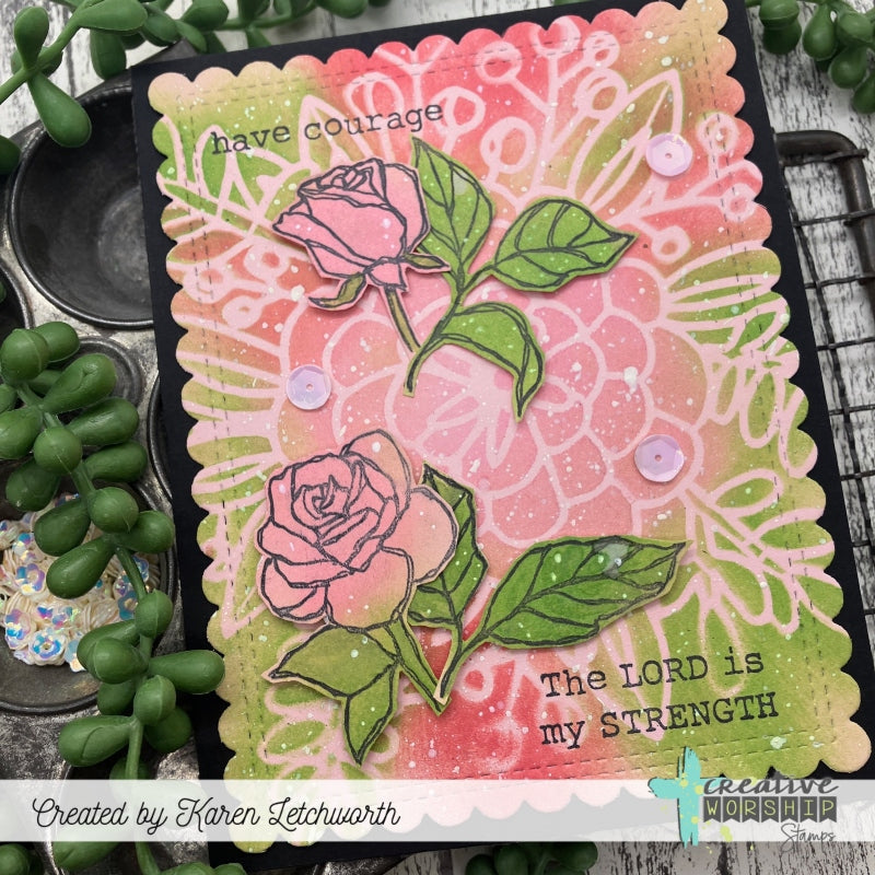 Have Courage Clear Stamp Set