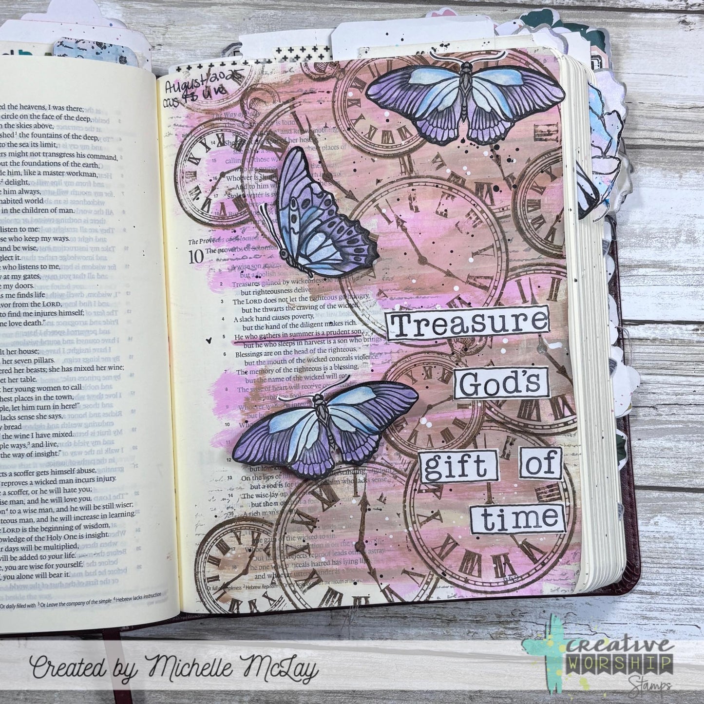 Time Well Spent Clear Stamp Set