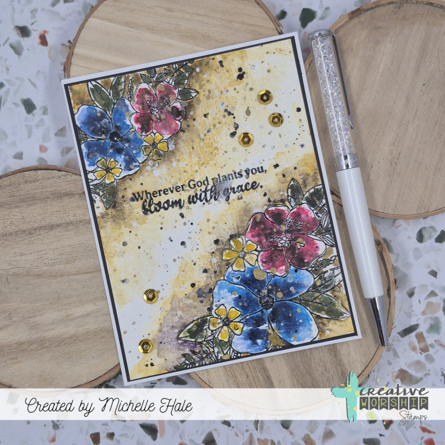Bloom With Grace Clear Stamp Set