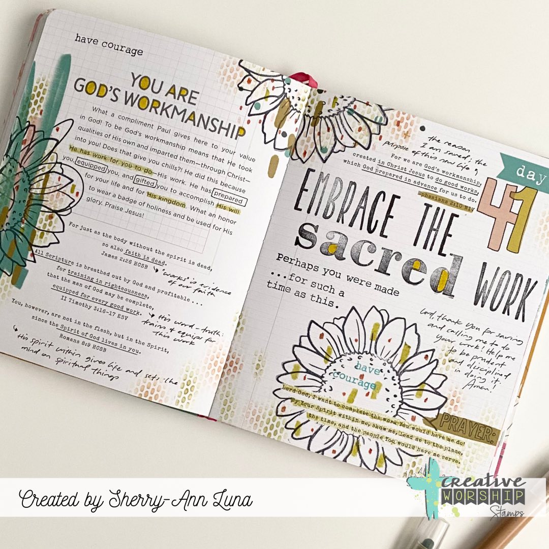 Have Courage Clear Stamp Set