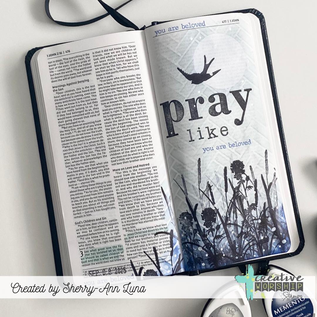 Worshipful Wordfetti Clear Stamp Set