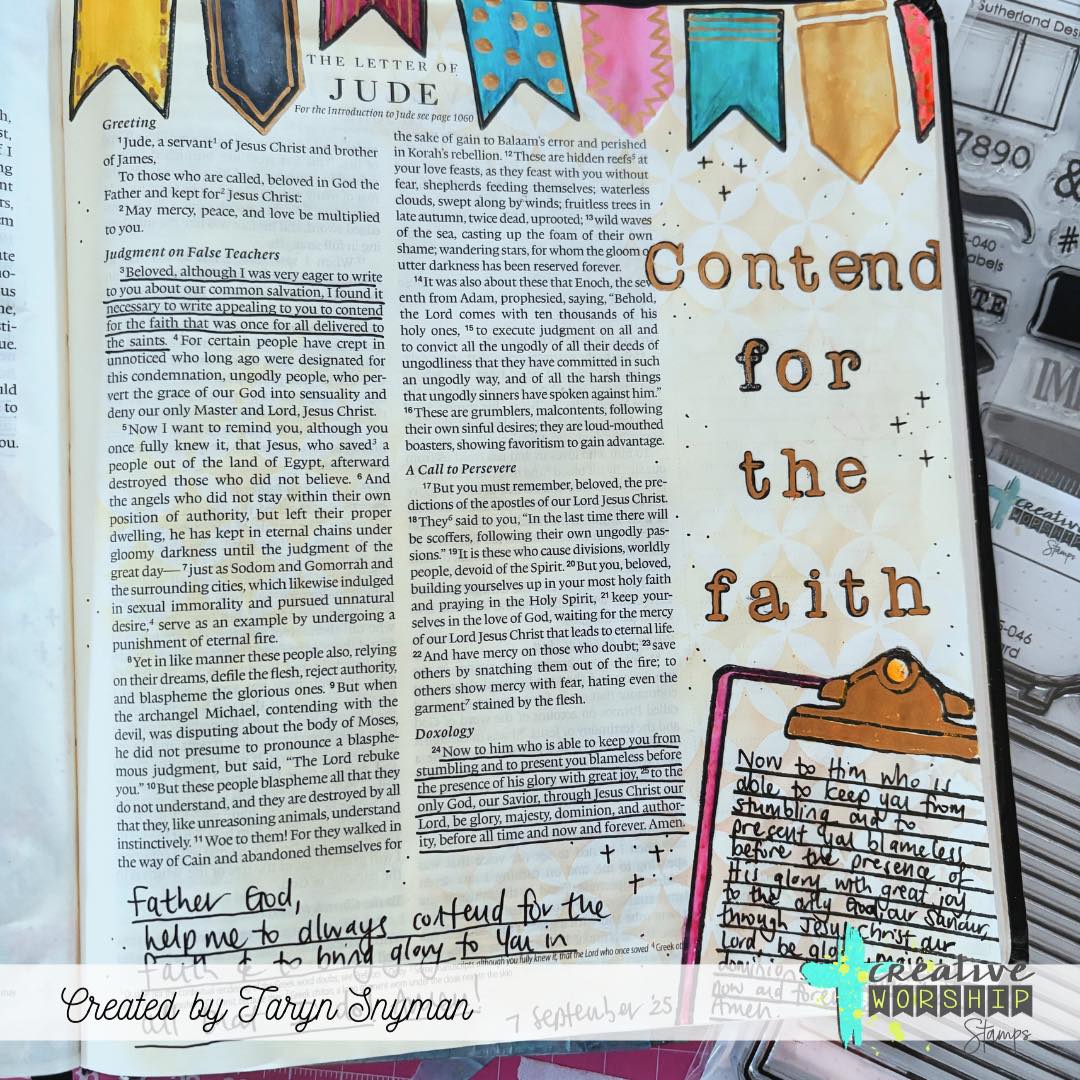 Clipboard Clear Stamp Set