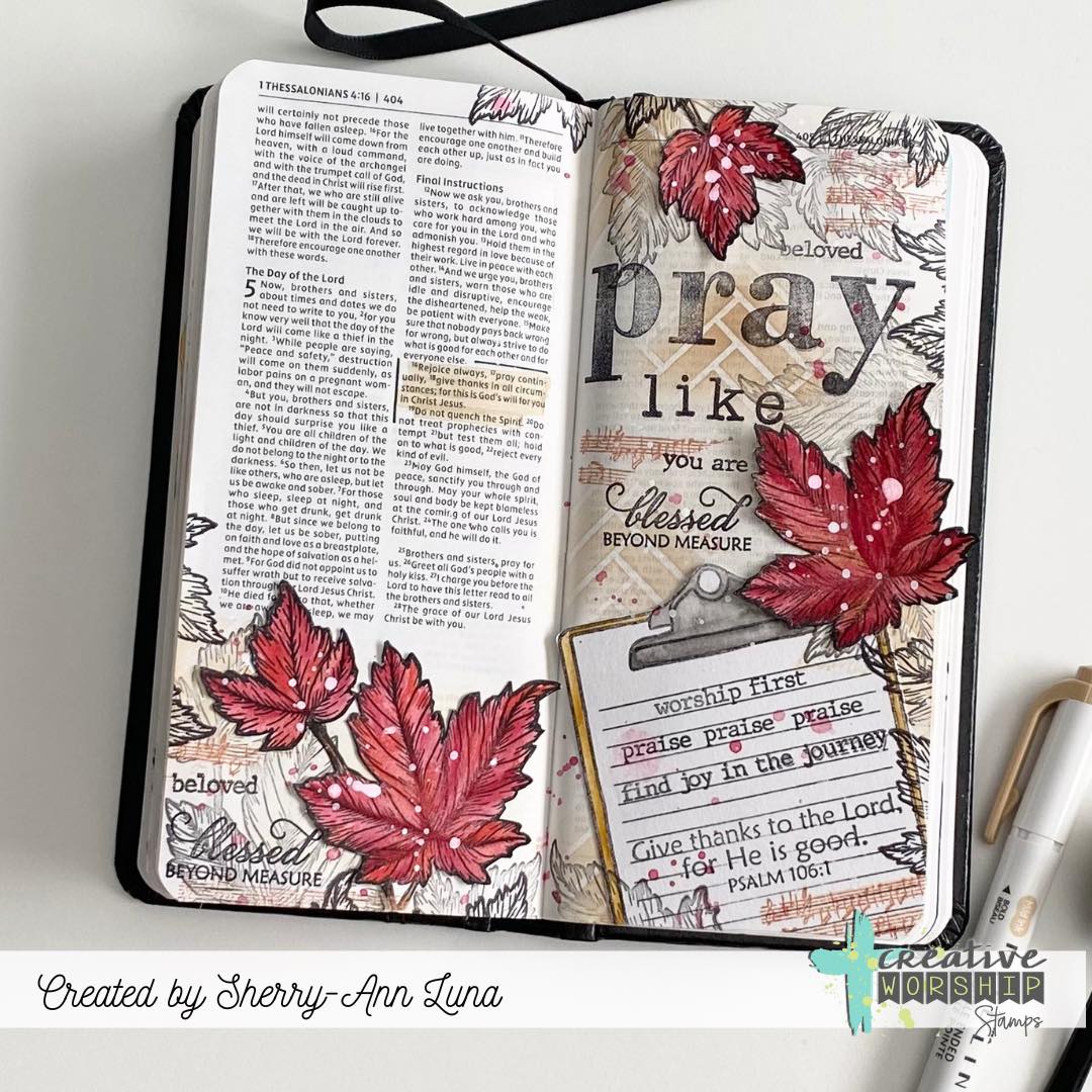 Vintage Sheet Music Tile Clear Stamp
